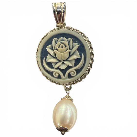 Pendant Mandile 1922 Woman Cammei  in Silver 2MCICM213 - 2MCICM213